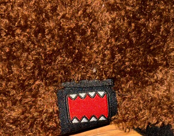 Domo Rear Kun Plush Fleece Trapper Hat Brown Ear Flap Winter Beanie Anime Char